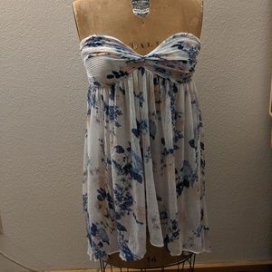 Strapless Free People top